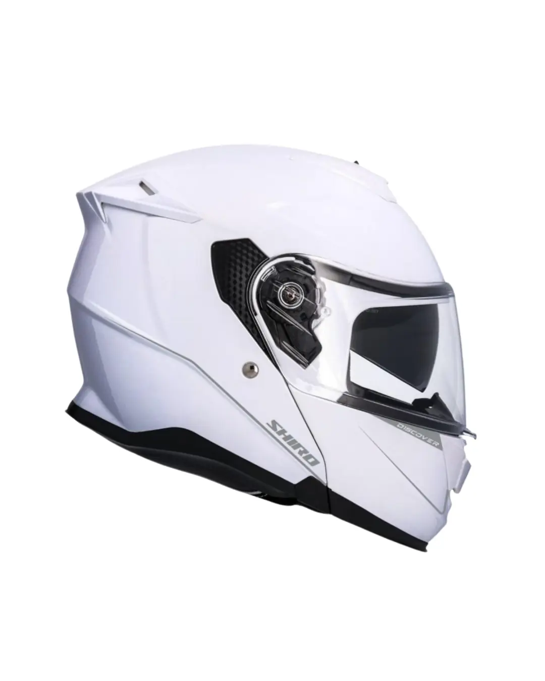 SHIRO DISCOVER SV İNCİ BEYAZI ÇENE AÇILIR MOTOSİKLET KASKI