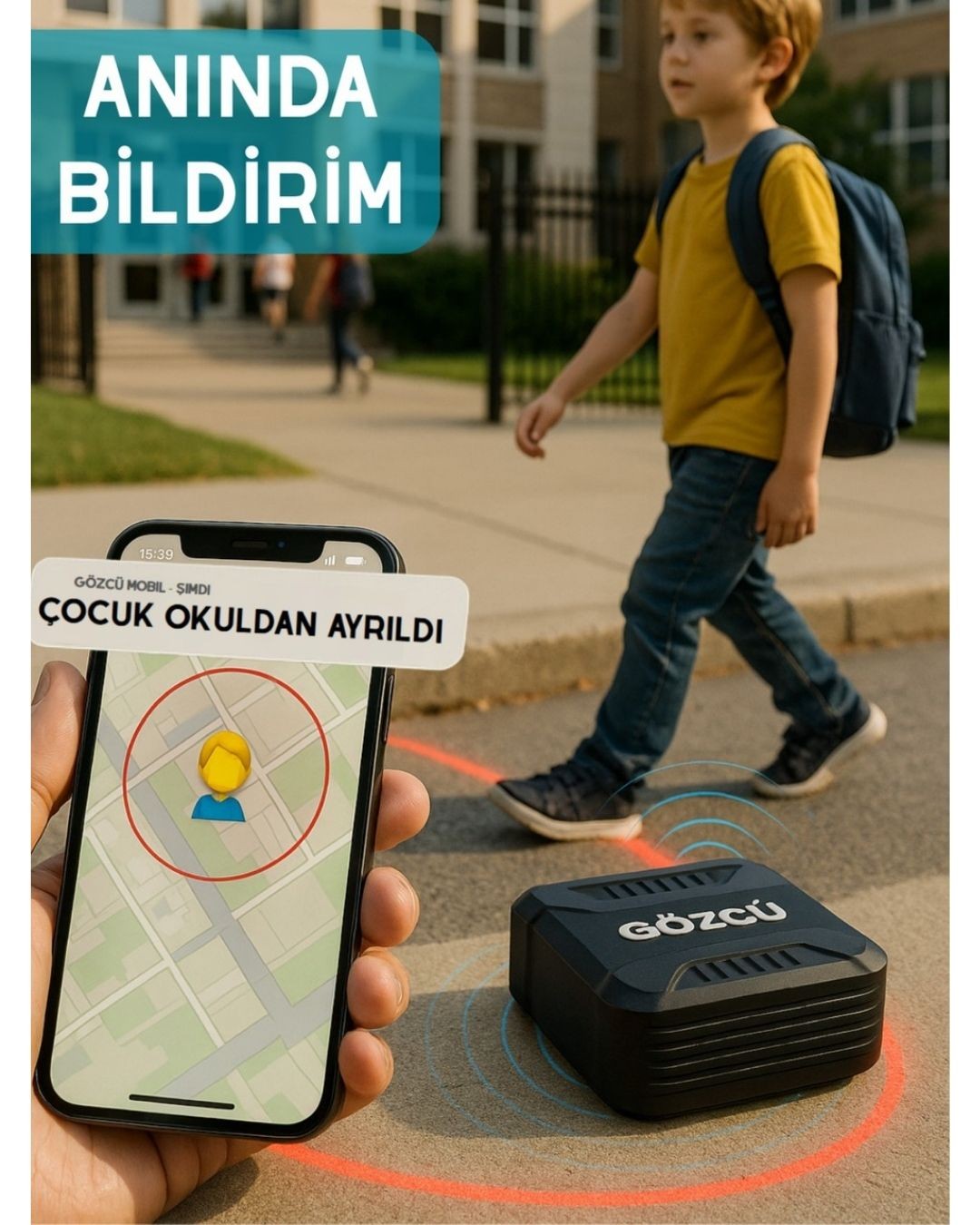 Gözcü Ultra Sim Kartsız Akıllı Takip Cihazı (Tag)