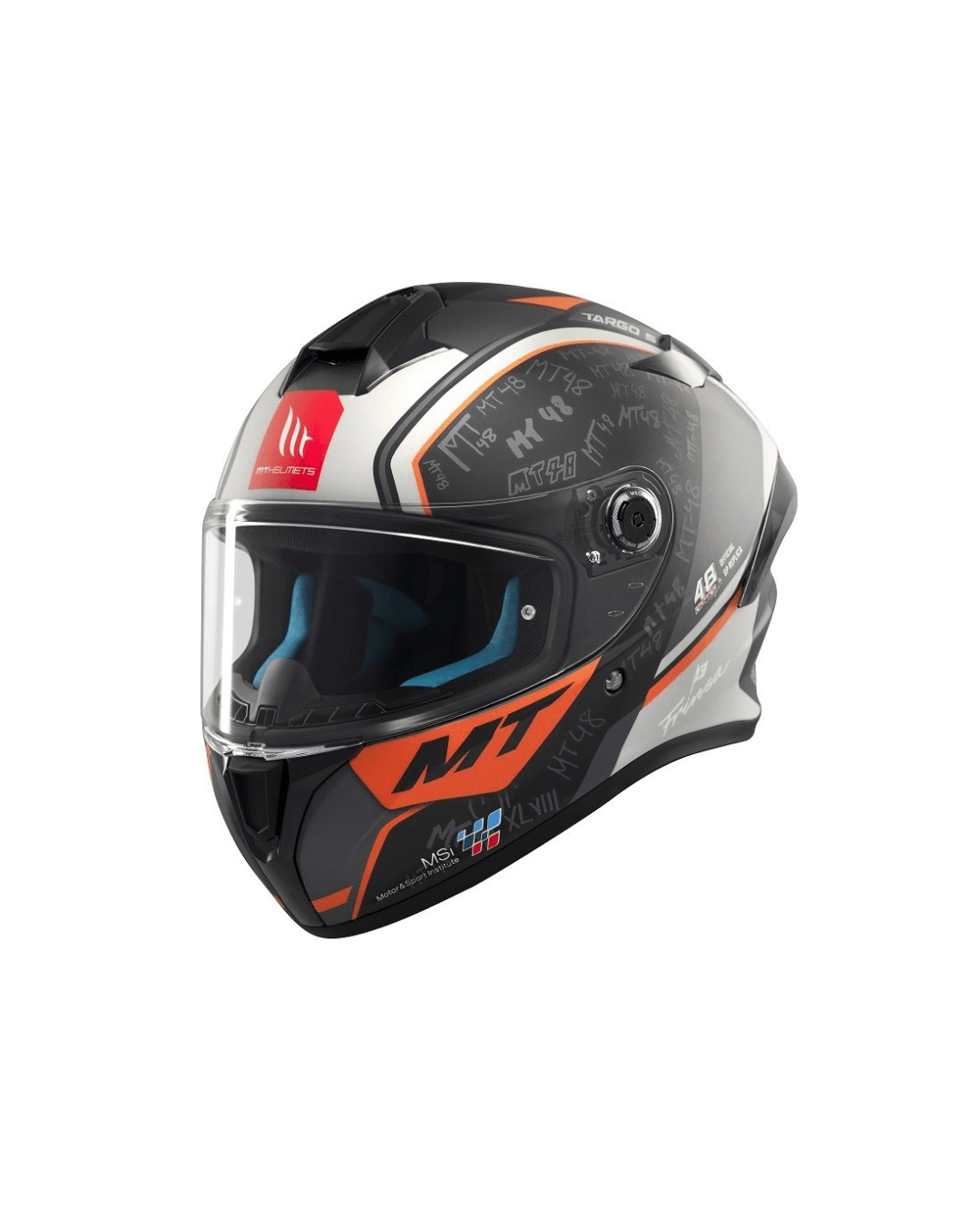 MT HELMETS TARGO S IVAN ORTOLA 2024 B4 MAT FULLFACE MOTOSİKLET KASKI