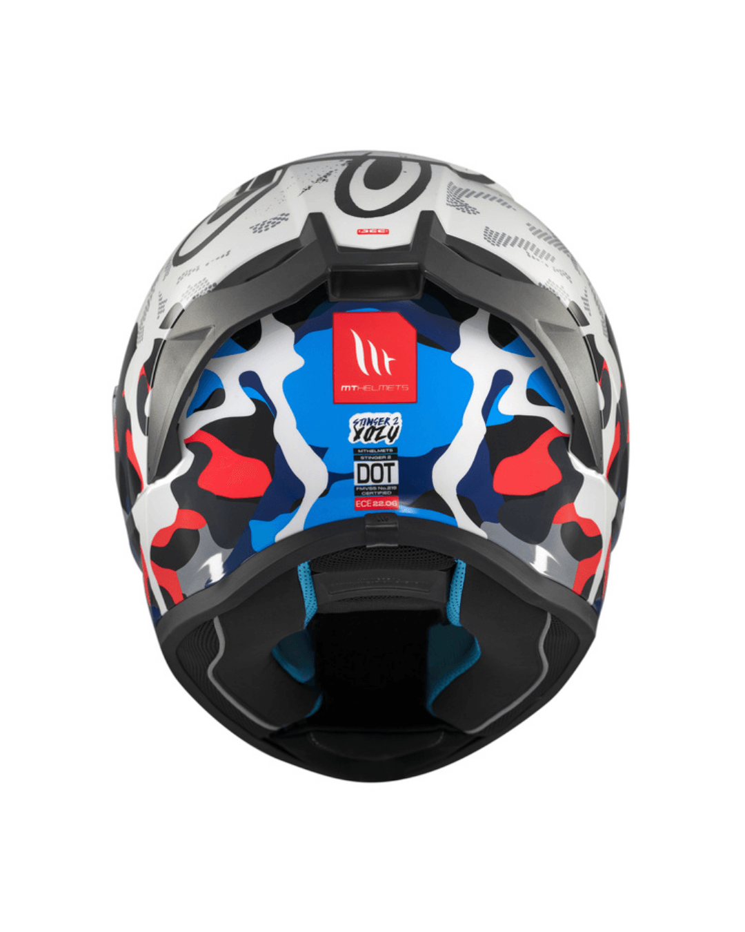 Mt Helmets Stinger 2 Yozu A7 Parlak Fullface Motosiklet Kaskı