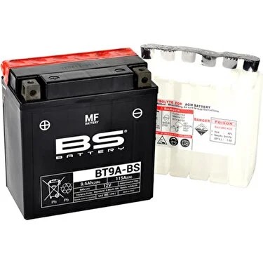 BS BATTERY MOTOSİKLET AKÜLERİ - YENİ ÜRETİM TARİHLİ - BT9A-BS