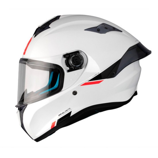 MT HELMETS TARGO S SOLID MAT İNCİ BEYAZI FULLFACE MOTOSİKLET KASKI