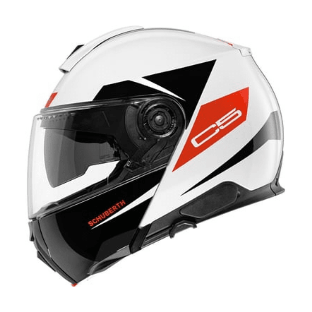 Schuberth C5 Eclipse Red Çene Açılır Motosiklet Kaskı + Pinlock