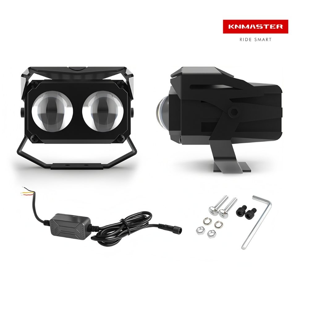 KNMASTER DUALGUN 29W MOTOSİKLET LED SİS FARI TAKIMI 