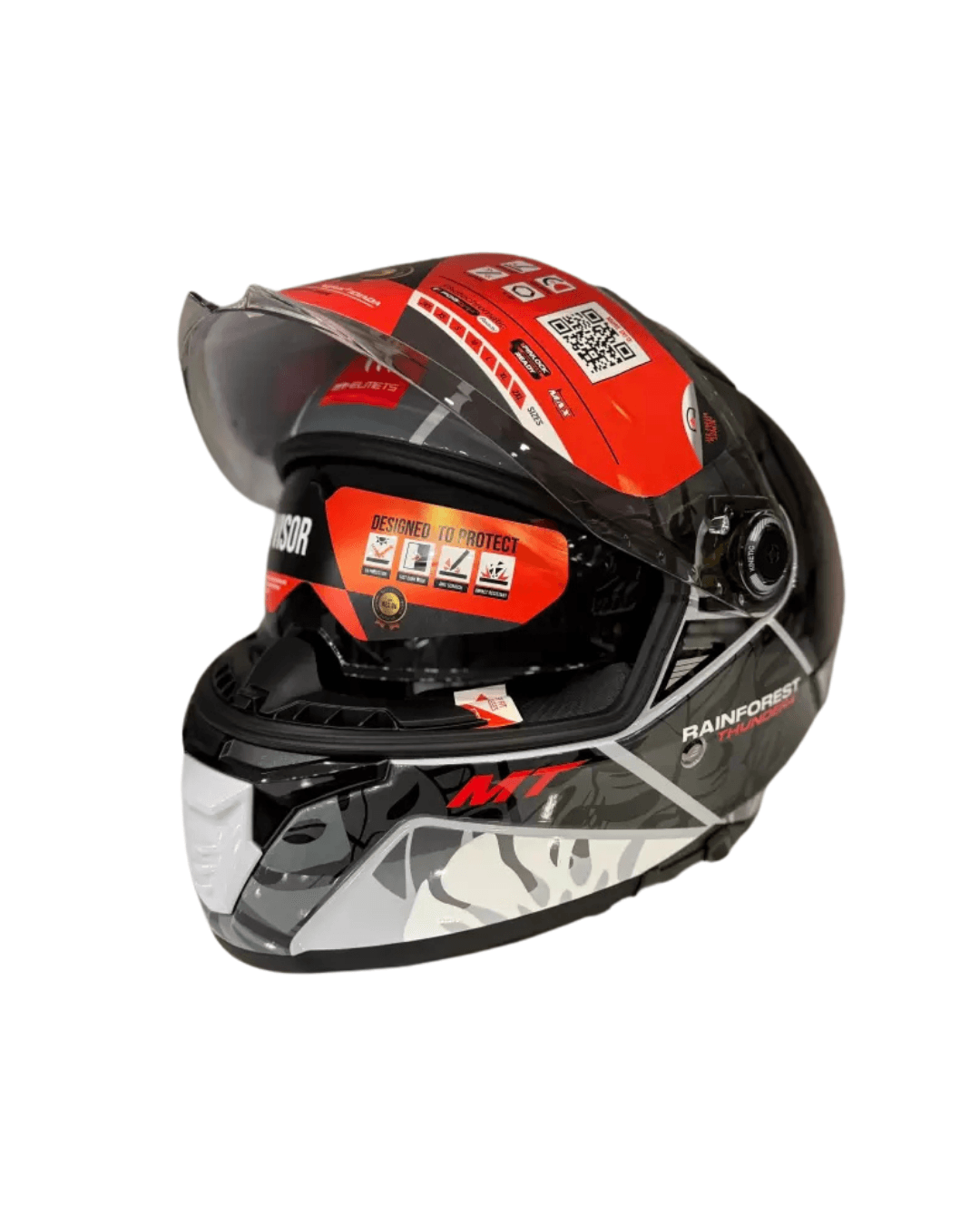 MT HELMETS THUNDER 4 SV RAINFOREST C2 PARLAK GRİ FULLFACE MOTOSİKLET KASKI