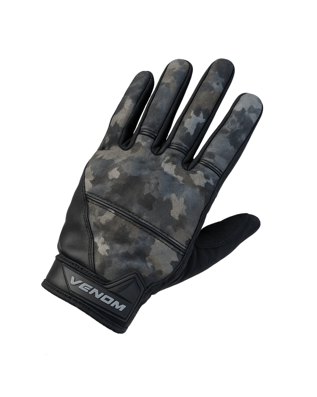 Venom Vn 9020 Softshell Kamuflaj Desenli Motosiklet Eldiveni