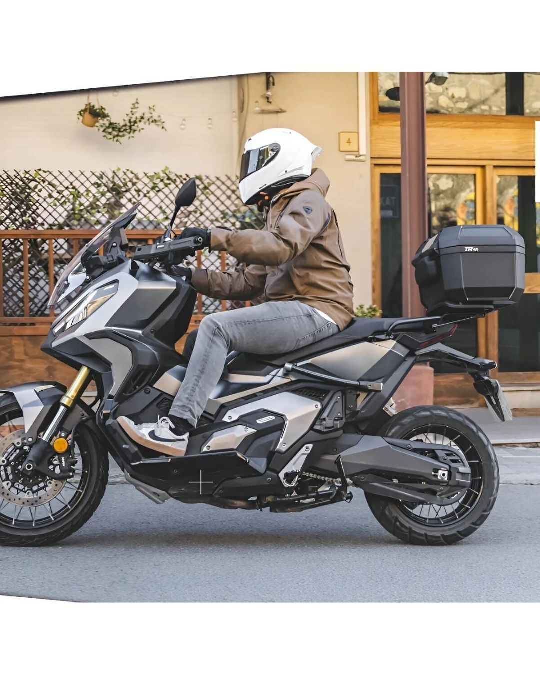 Shad Terra Tr41 Siyah Alüminyum Motosiklet Topcase Arka Çanta