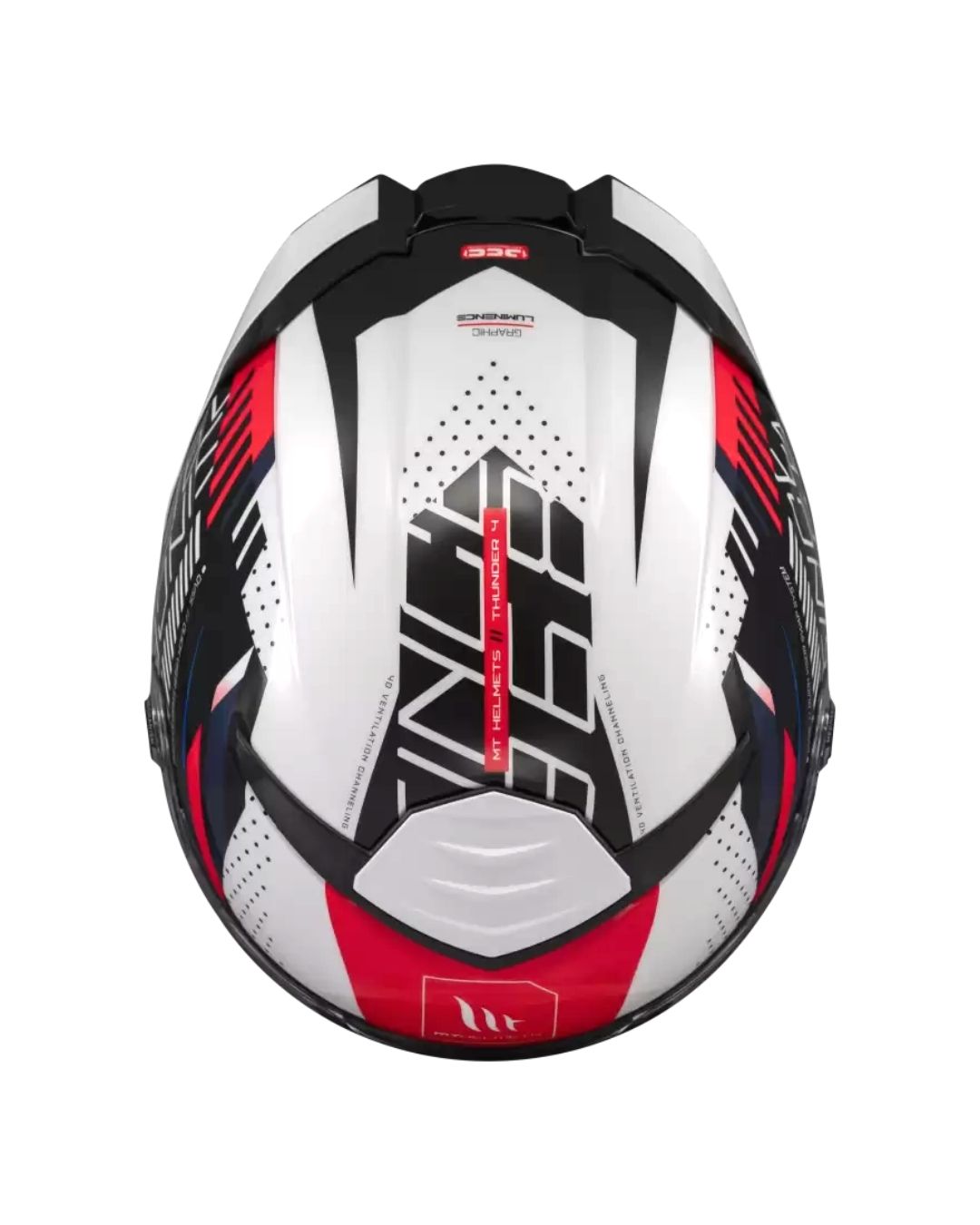 Mt Helmets Thunder 4 Sv Luminance A7 Mat Mavi/Kırmızı/Beyaz Fullface Motosiklet Kaskı