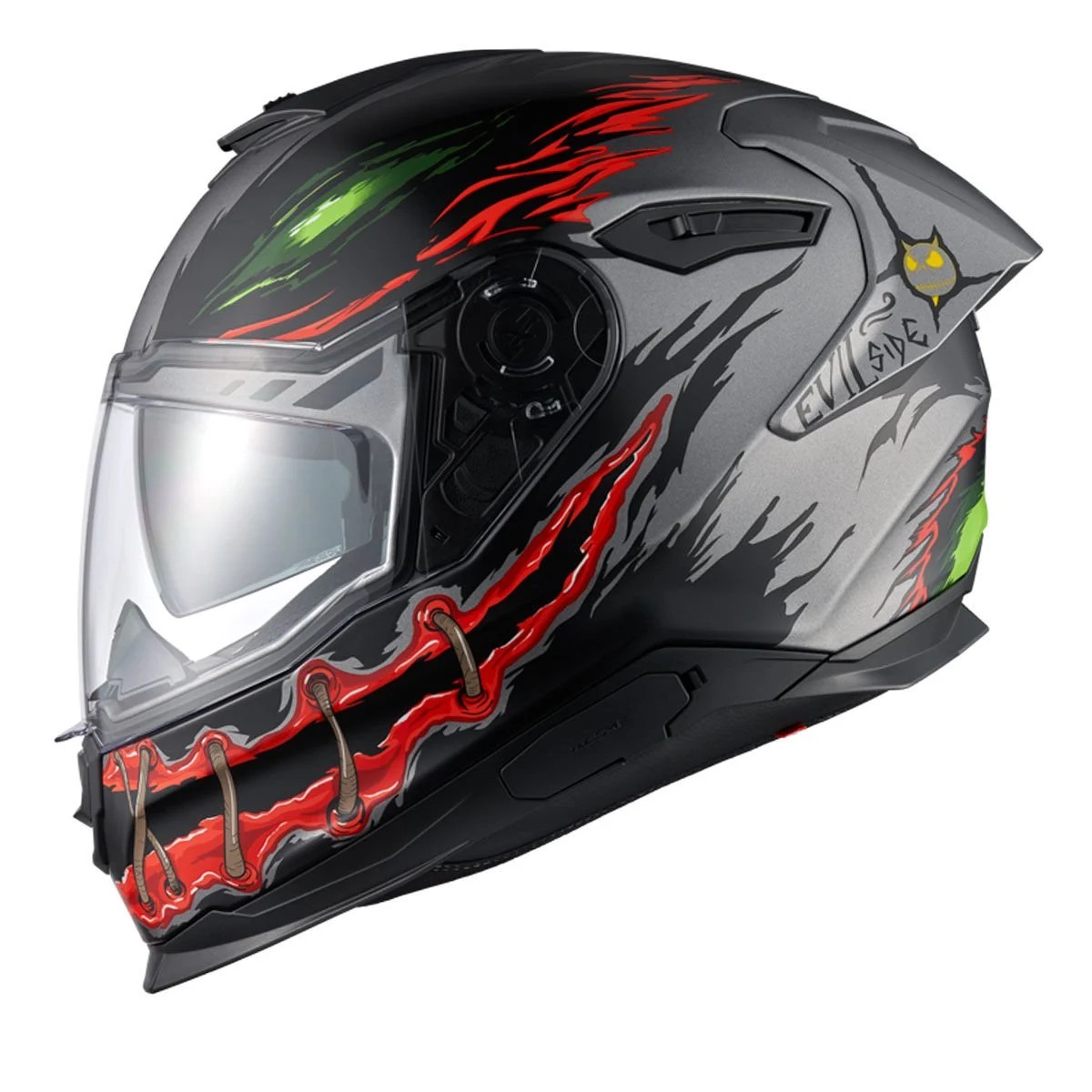 NEXX Y.100R NIGHT RIDER MAT TITANIUM FULLFACE MOTOSİKLET KASKI