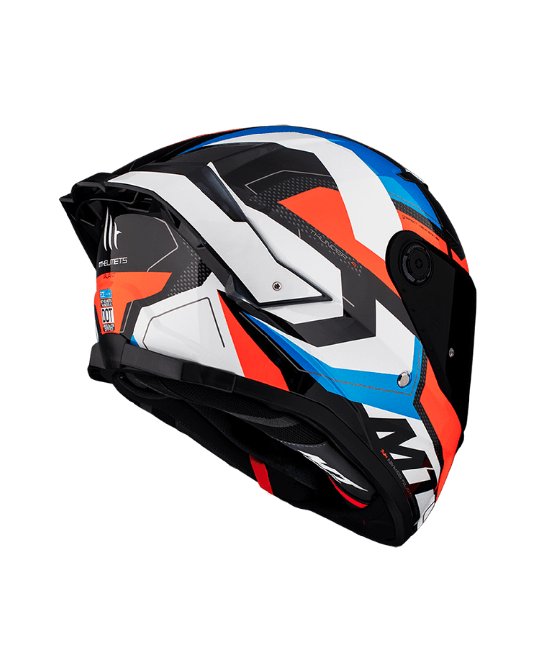 Mt Helmets Thunder 4 Sv Valiant A0 Gloss Pearl White Fullface Motosiklet Kaskı