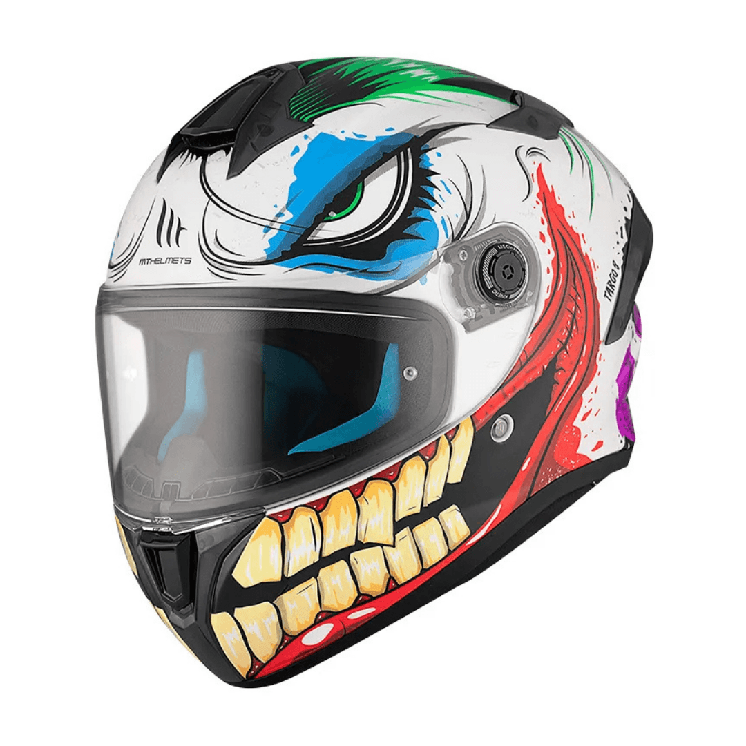 MT HELMETS TARGO S SOLID JOKER A5 PARLAK FULLFACE MOTOSİKLET KASKI