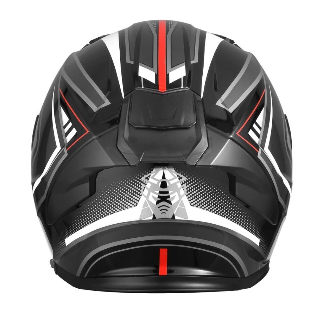 MARUSHIN M-899 COMFORT CHAMPION BLACK GREY WHITE FULLFACE MOTOSİKLET KASKI