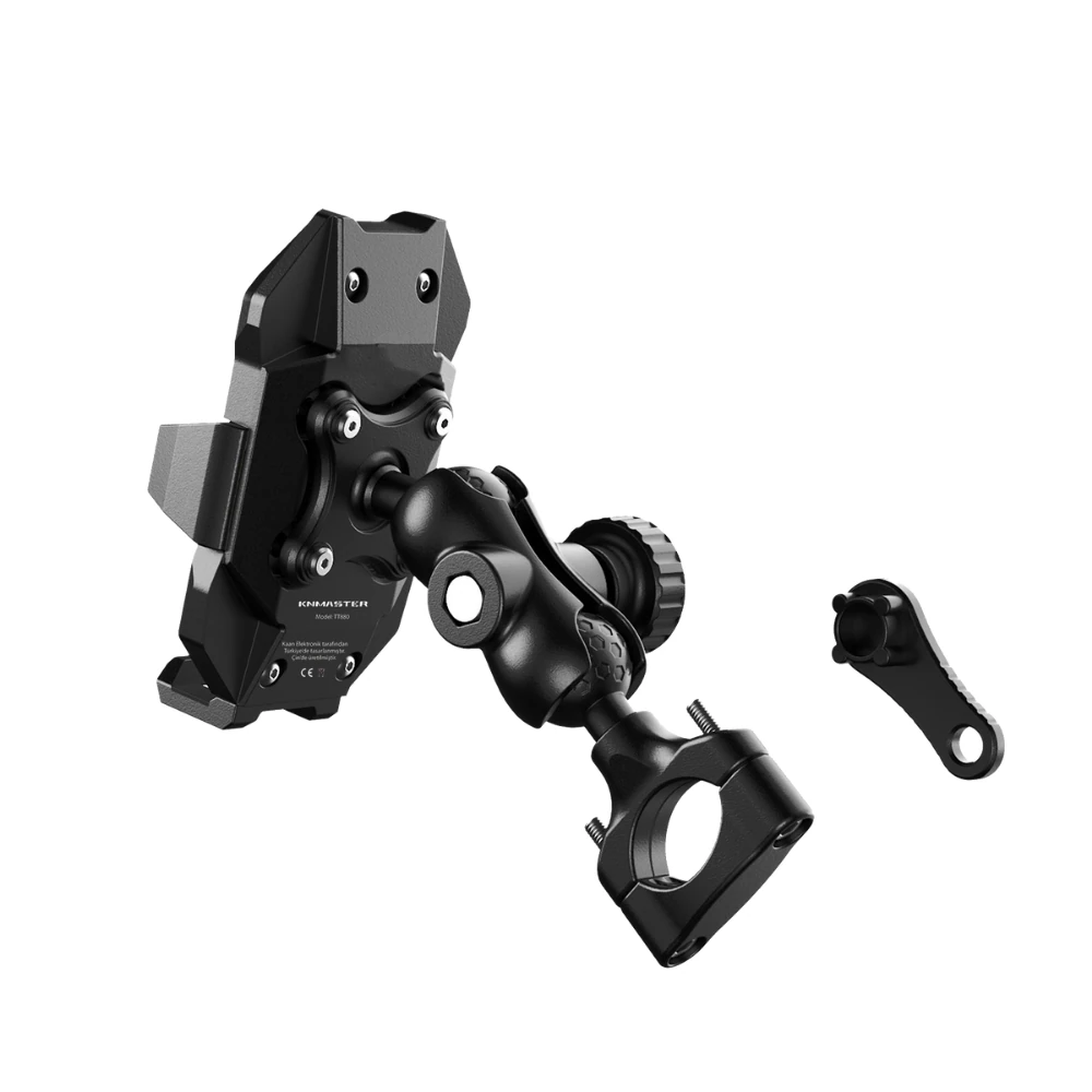 Knmaster TT-880 Titreşim Önleyicili Motosiklet Telefon Tutucu