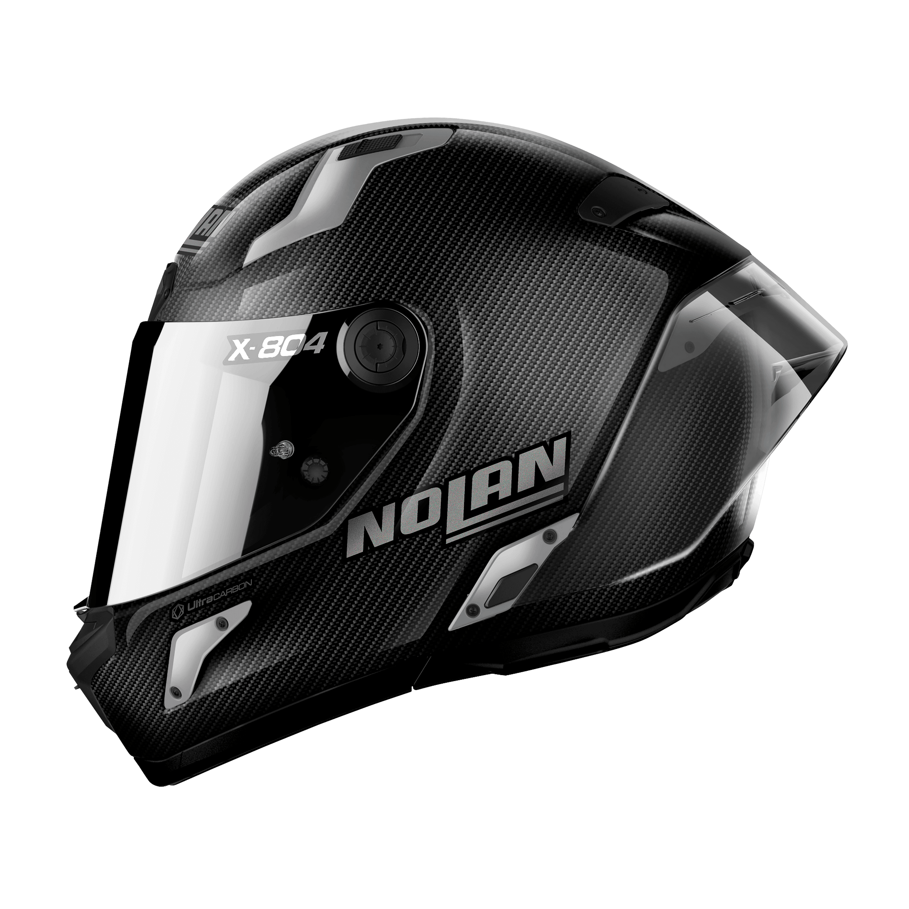 NOLAN X-804 RS ULTRA CARBON SILVER EDITIDON FULLFACE MOTOSİKLET KASKI + SILVER VİZÖR + PINLOCK