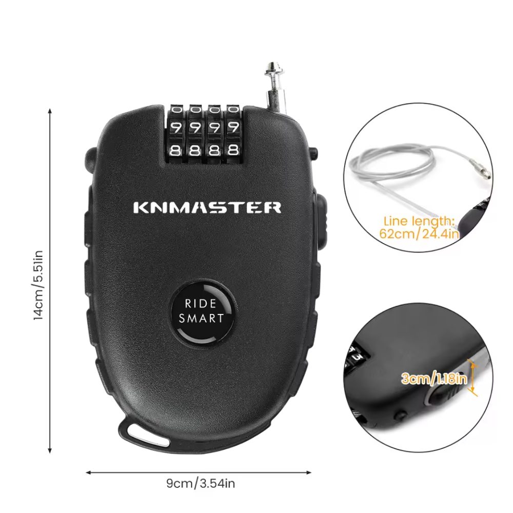 Hl300 Key Knmaster HL300 Şifreli Motosiklet Kask Kilidi