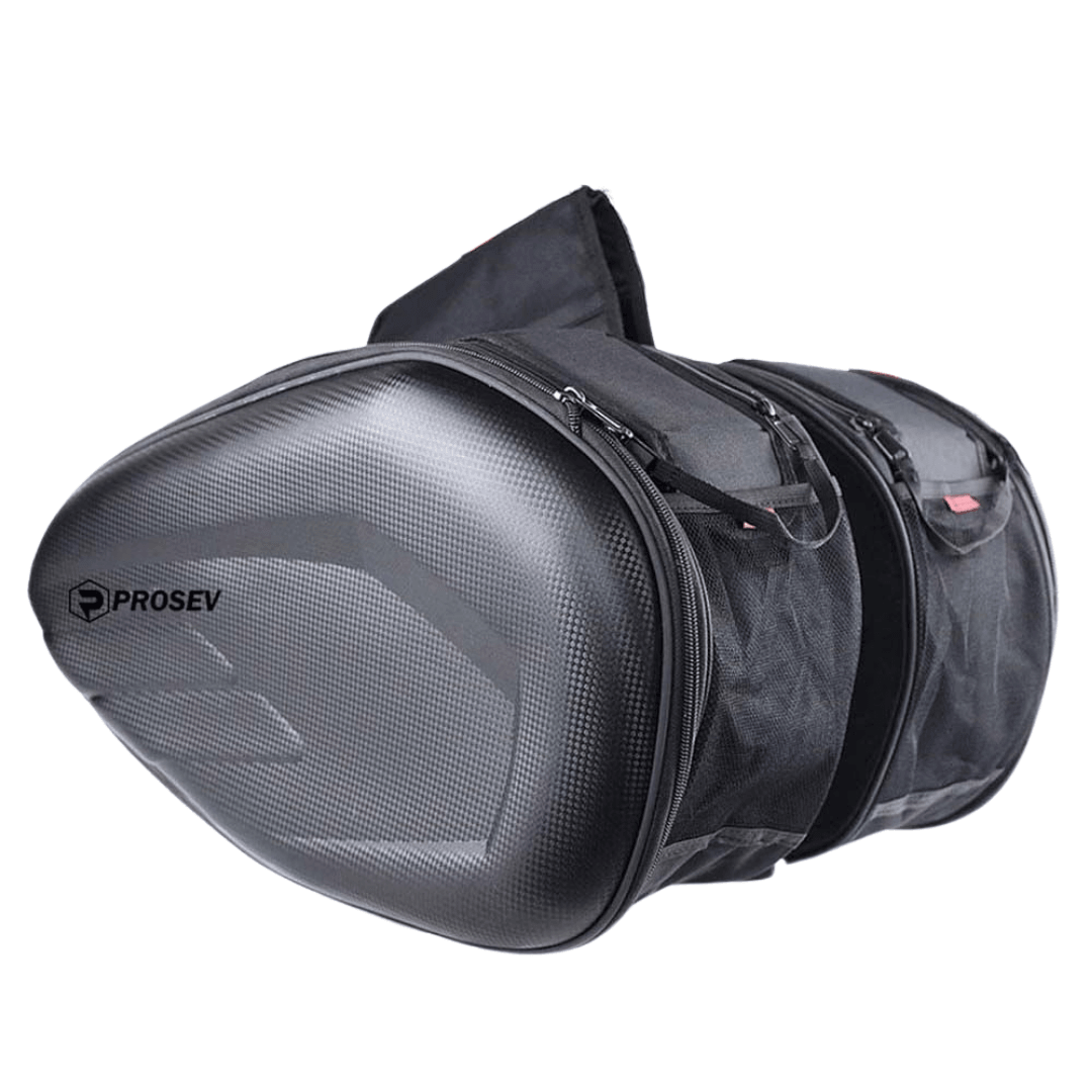 PROSEV JS-10 HARDCASE MOTOSİKLET HEYBE YAN ÇANTA TAKIMI