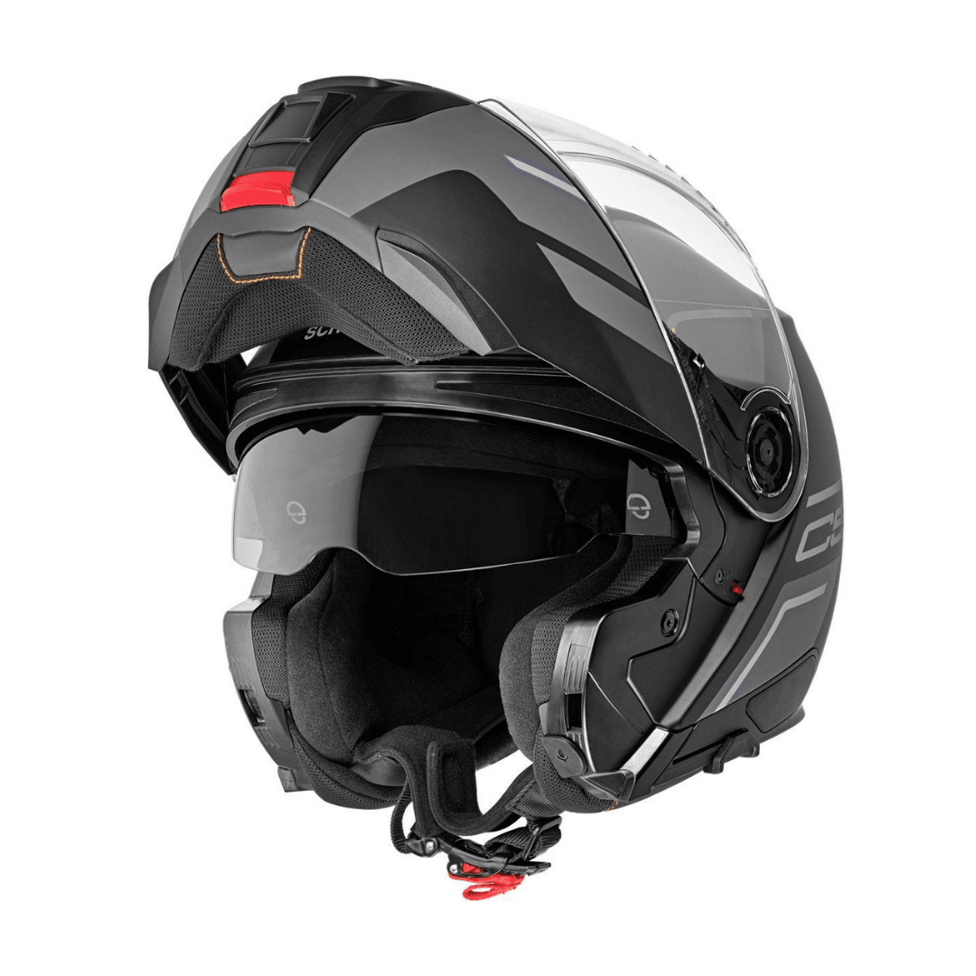 SCHUBERTH C5 MASTER GREY ÇENE AÇILIR MOTOSİKLET KASKI + PINLOCK