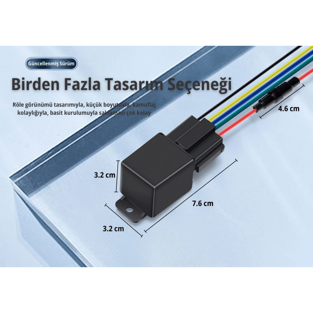 MICODUS MV930/G DAHİLİ MOTOR BLOKAJLI GPS UYDU TAKİP CİHAZI 12 AYLIK