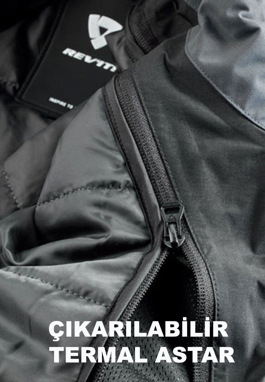 Revit Undulate H2O Tarmac/Antrasit 4 Mevsim Motosiklet Montu