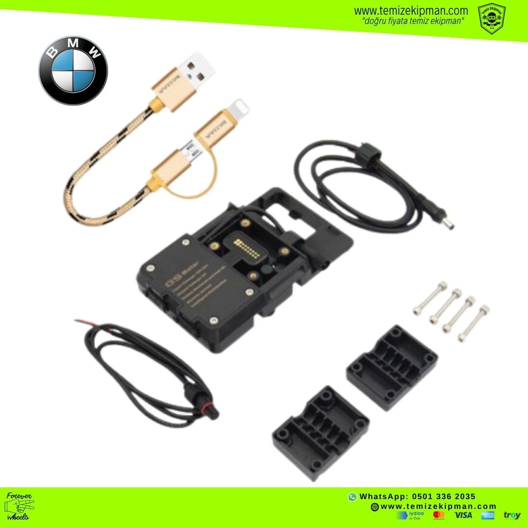 SAVAGE BMW GS - S - XR NAVİGASYON/TELEFON TUTUCU + USB ŞARJ
