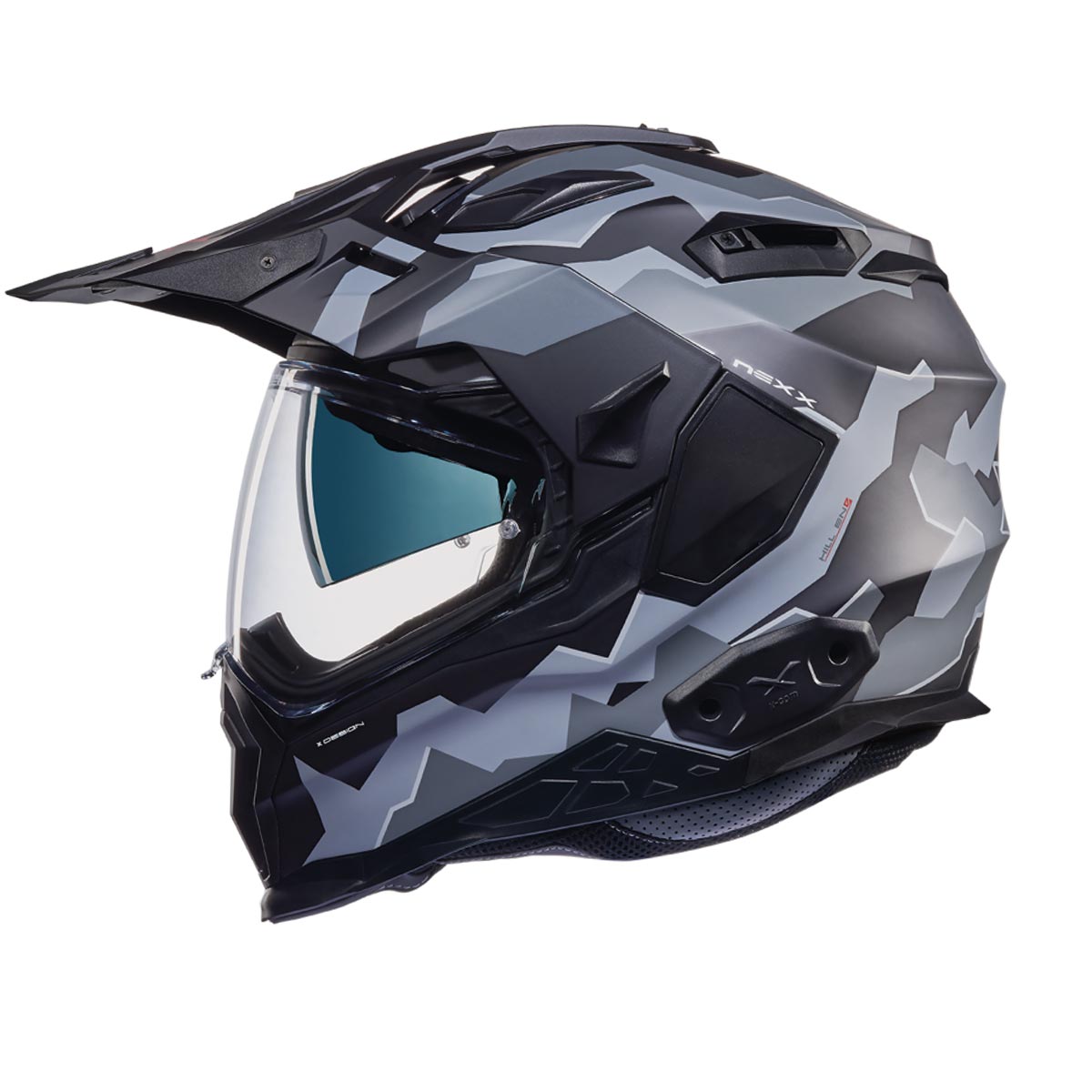 Nexx X.Wed 2 Hill End Mat Siyah/Gri Fullface Motosiklet Kaskı