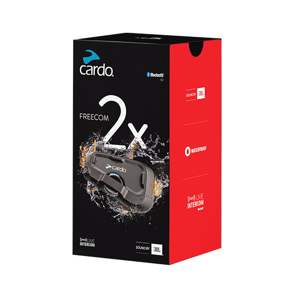 Cardo Freecom 2X JBL Kulaklık Bluetooth Intercom (Tekli Paket)