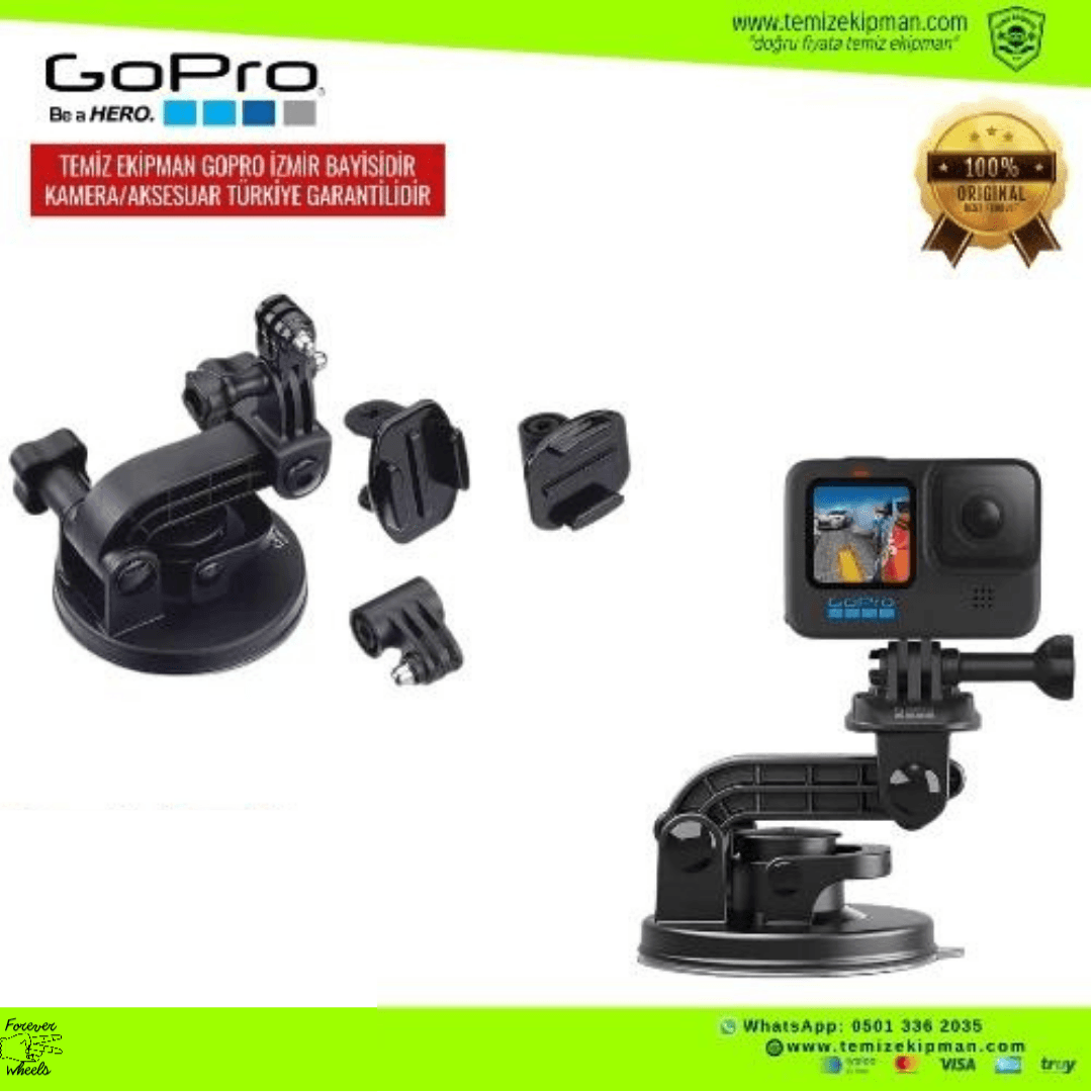 GOPRO SUCTIPN CUP MOUNT VAKUMLU BAĞLANTI APARATI - GOPRO TÜRKİYE GARANTİLİ