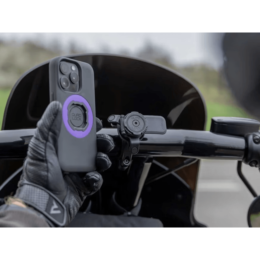 Quad Lock Handlebar Mount Pro Titreşim Önleyicili Motosiklet Telefon Tutucu
