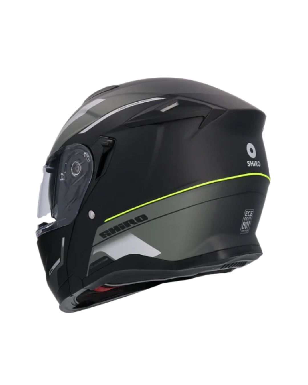 Shiro Discover Sv Royal Mat Yeşil Çene Açılır Motosiklet Kaskı