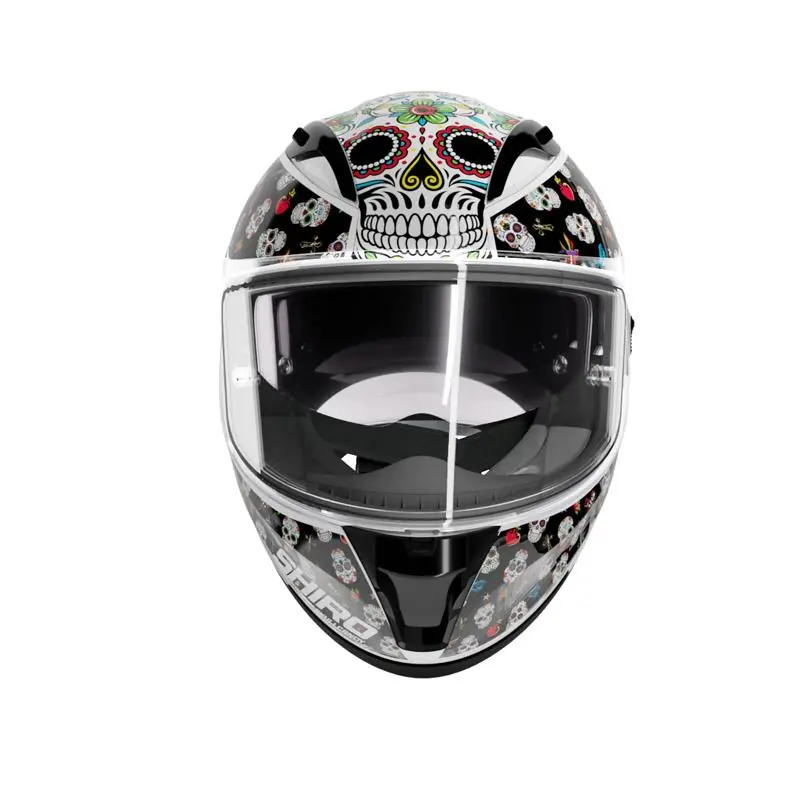 SHIRO SHADOW SKULLCANDY SH-605SV FULLFACE MOTOSİKLET KASKI +