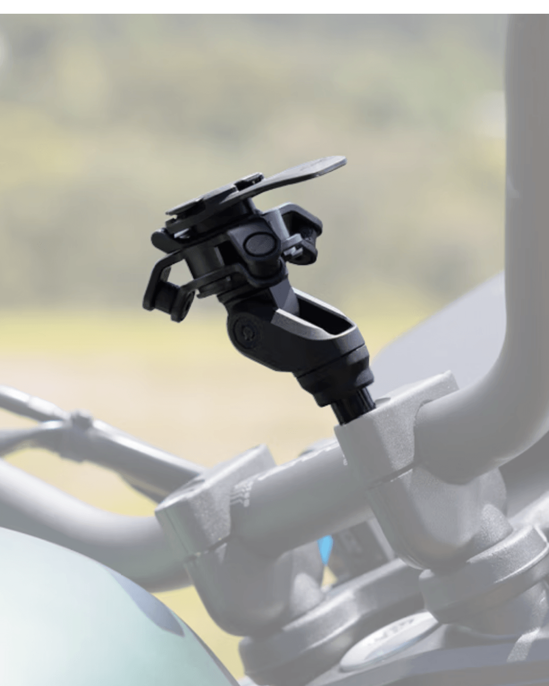 Quad Lock Gidon Kelepçe Bağlantılı (Handlebar Clamp Mount Pro) Titreşim Önleyicili Telefon Tutucu