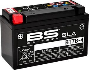 BS BATTERY MOTOSİKLET AKÜLERİ - YENİ ÜRETİM TARİHLİ - BT7B-4 - SLA