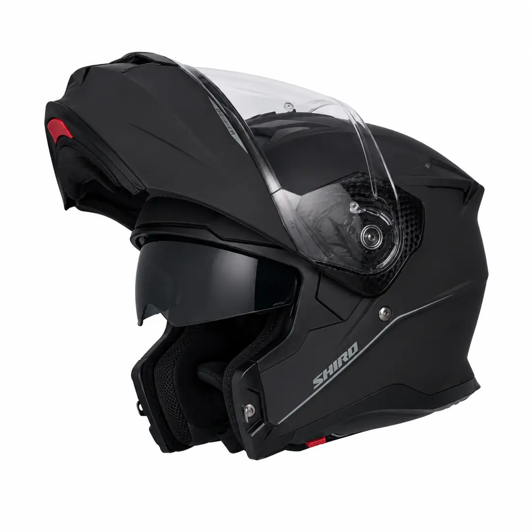 SHirokumaka3様 SHIRO DISCOVER SV SİYAH ÇENE AÇILIR MOTOSİKLET KASKI