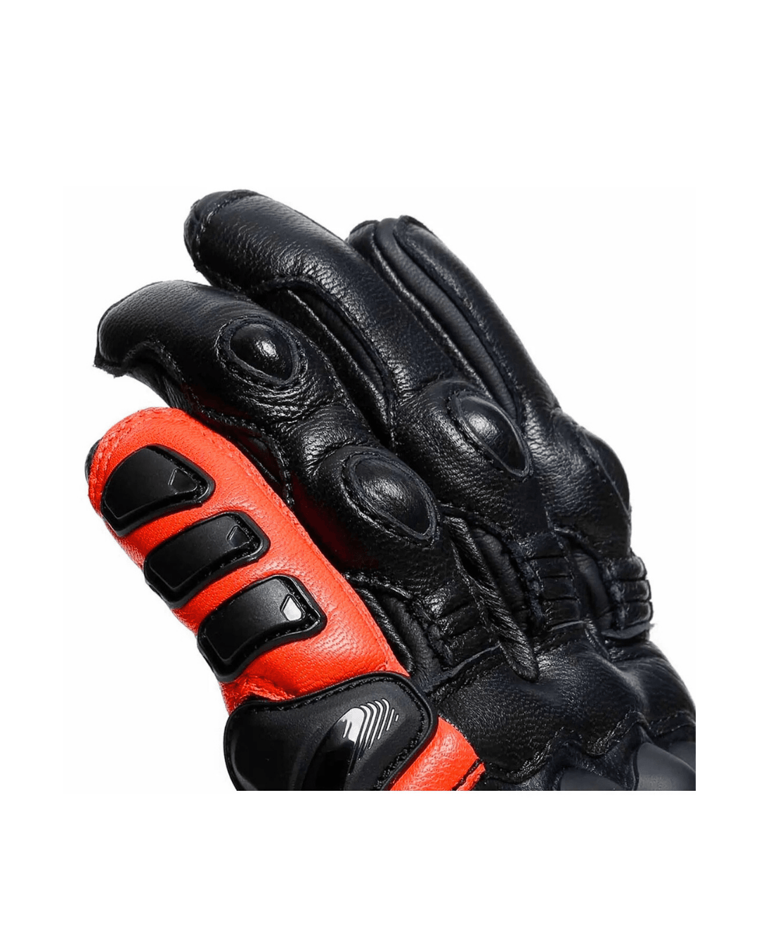 PROSEV GL60 SİYAH/KIRMIZI DERİ/CORDURA MOTOSİKLET ELDİVENİ