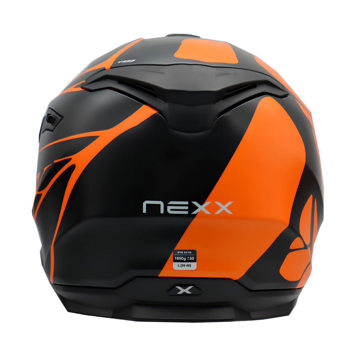 NEXX Y.100 B-SIDE MAT SİYAH/TURUNCU FULLFACE MOTOSİKLET KASKI