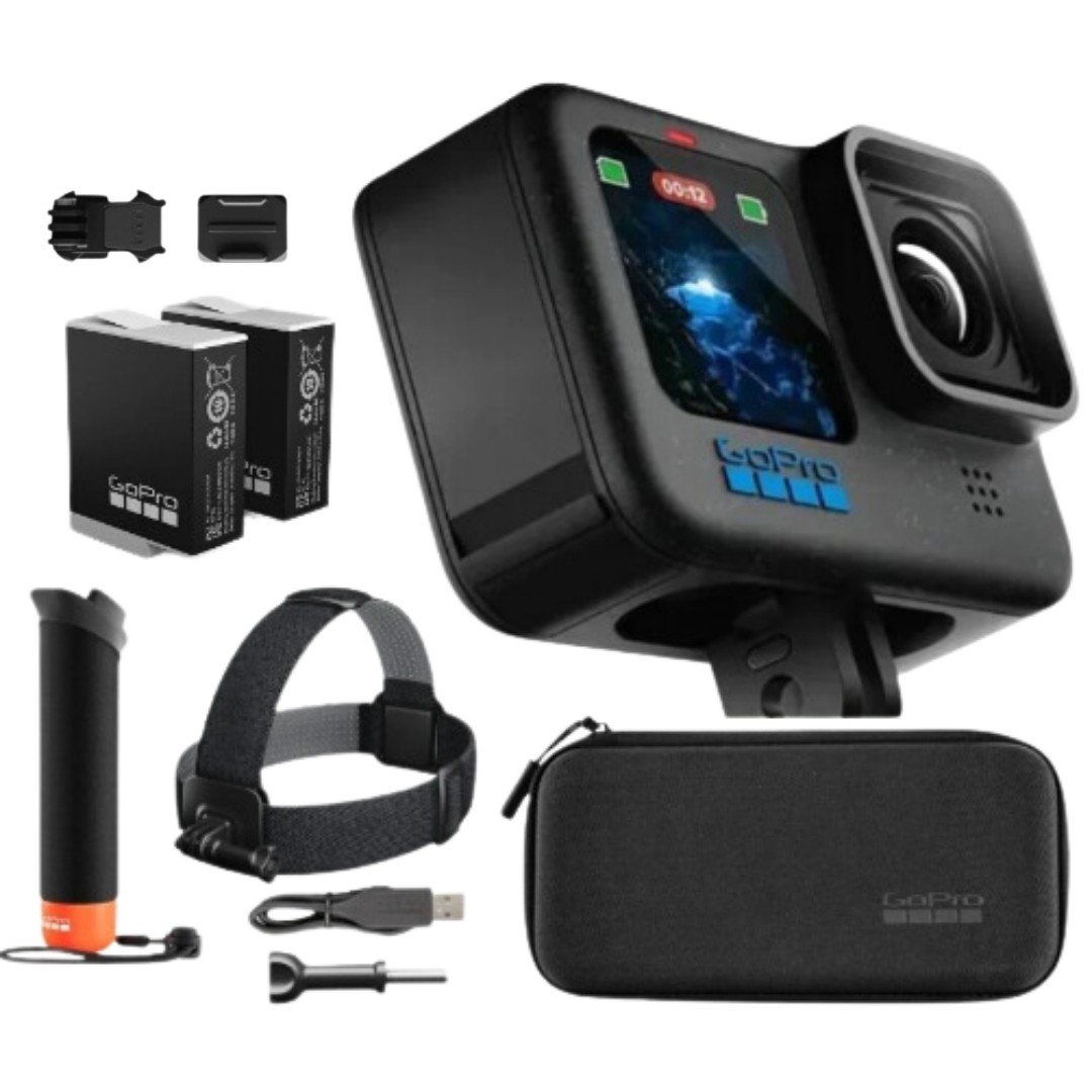 GOPRO HERO 12 BLACK + BUNDLE SET - TÜRKİYE GARANTİLİ (İZMİR YETKİLİ BAYİ)