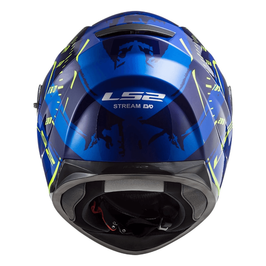 LS2 STREAM EVO TACHO MAVİ FULLFACE MOTOSİKLET KASKI