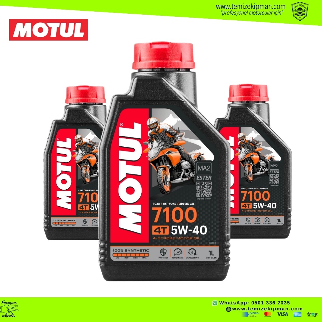 MOTUL YENİ SERİ 7100 4T 5W40 MOTOR YAĞI 1 LİTRE