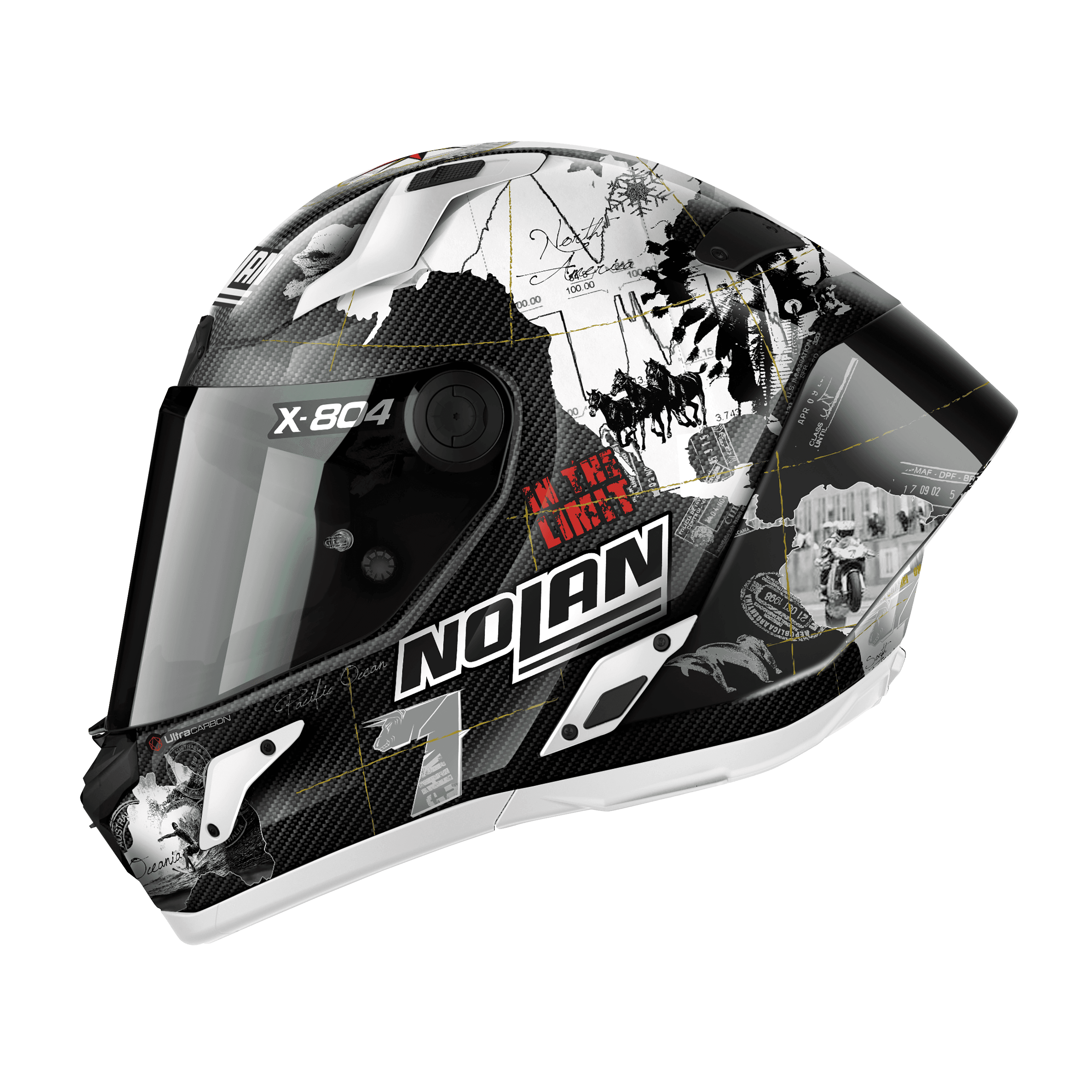 NOLAN X-804 RS CHECA FULLFACE MOTOSİKLET KASKI + PINLOCK