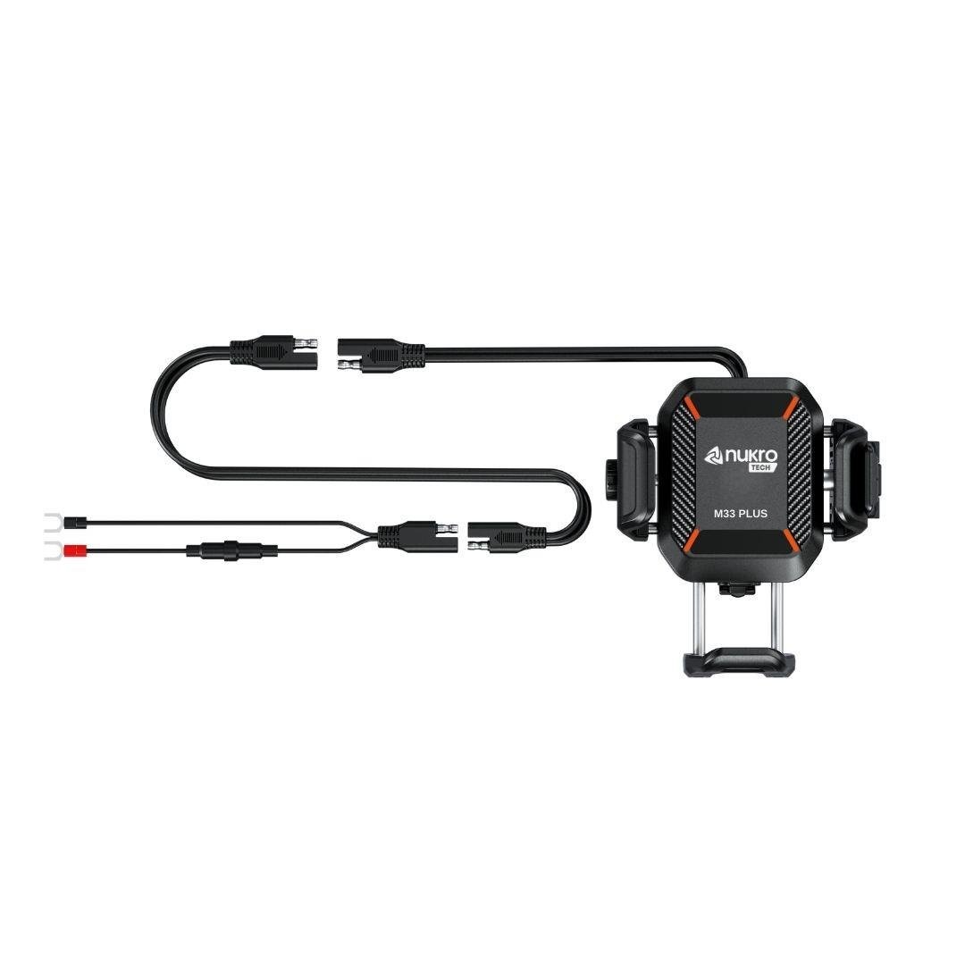 NUKROTECH M33 PLUS TYPE-C & WİRELESS TİTREŞİM ÖNLEYİCİLİ TELEFON TUTUCU