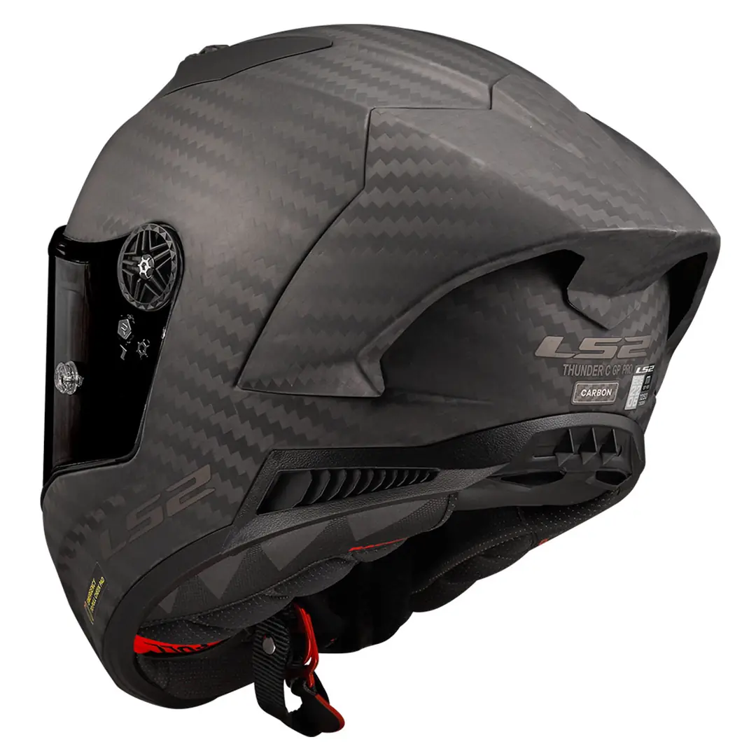 Ls2 Thunder Karbon Gp Aero Mat Siyah Fullface Motosiklet Kaskı