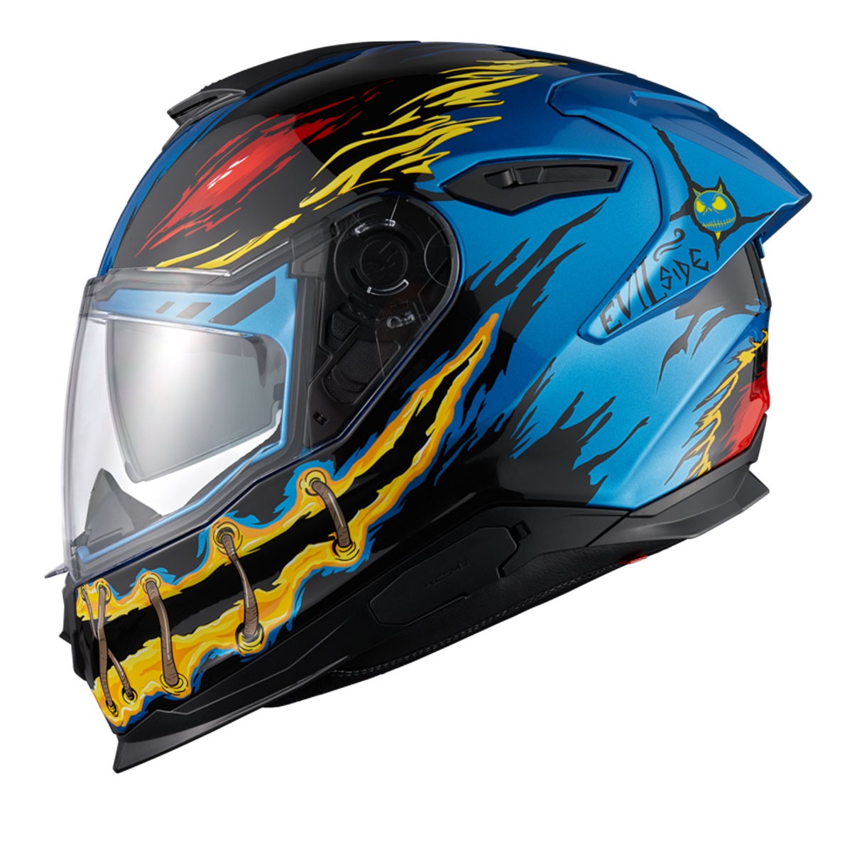 NEXX Y.100R NİGHT RIDER SKY MAVİ FULLFACE MOTOSİKLET KASKI