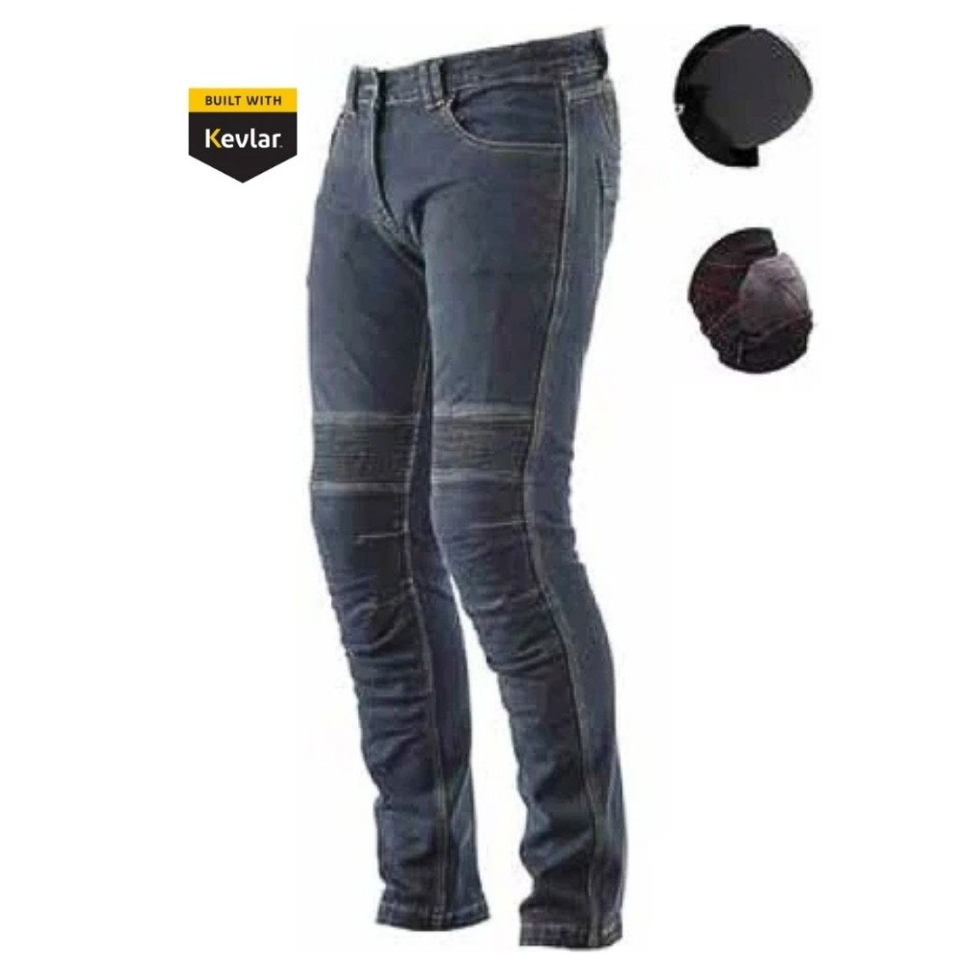 PROSEV BLUE KEVLAR MOTOSİKLET PANTOLONU YENİ SERİ