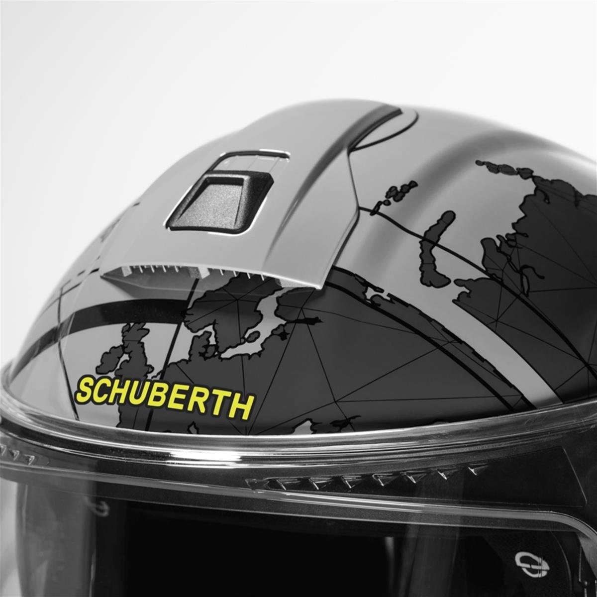 SCHUBERTH C5 GLOBE GREY ÇENE AÇILIR MOTOSİKLET KASKI + PINLOCK