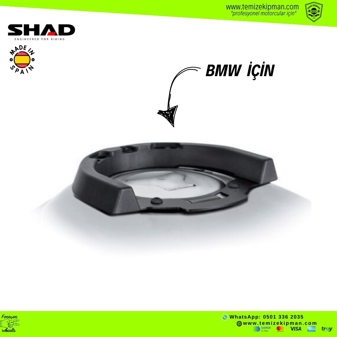 SHAD BMW DEPO ÜSTÜ ÇANTA NALI CLICK SYSTEM W010CS