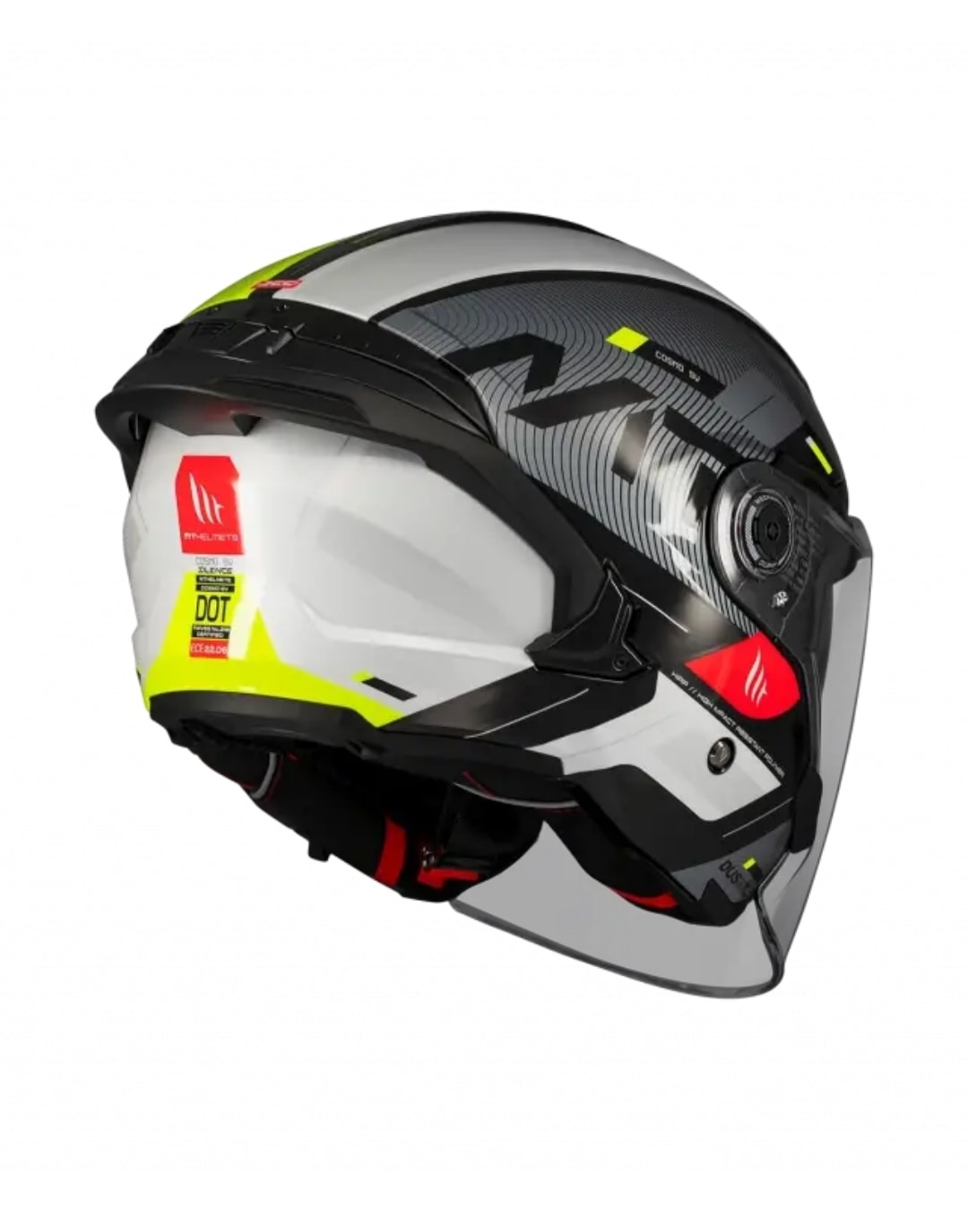 Mt Helmets Cosmo Sv Silence B3 Parlak Yarım Motosiklet Kaskı
