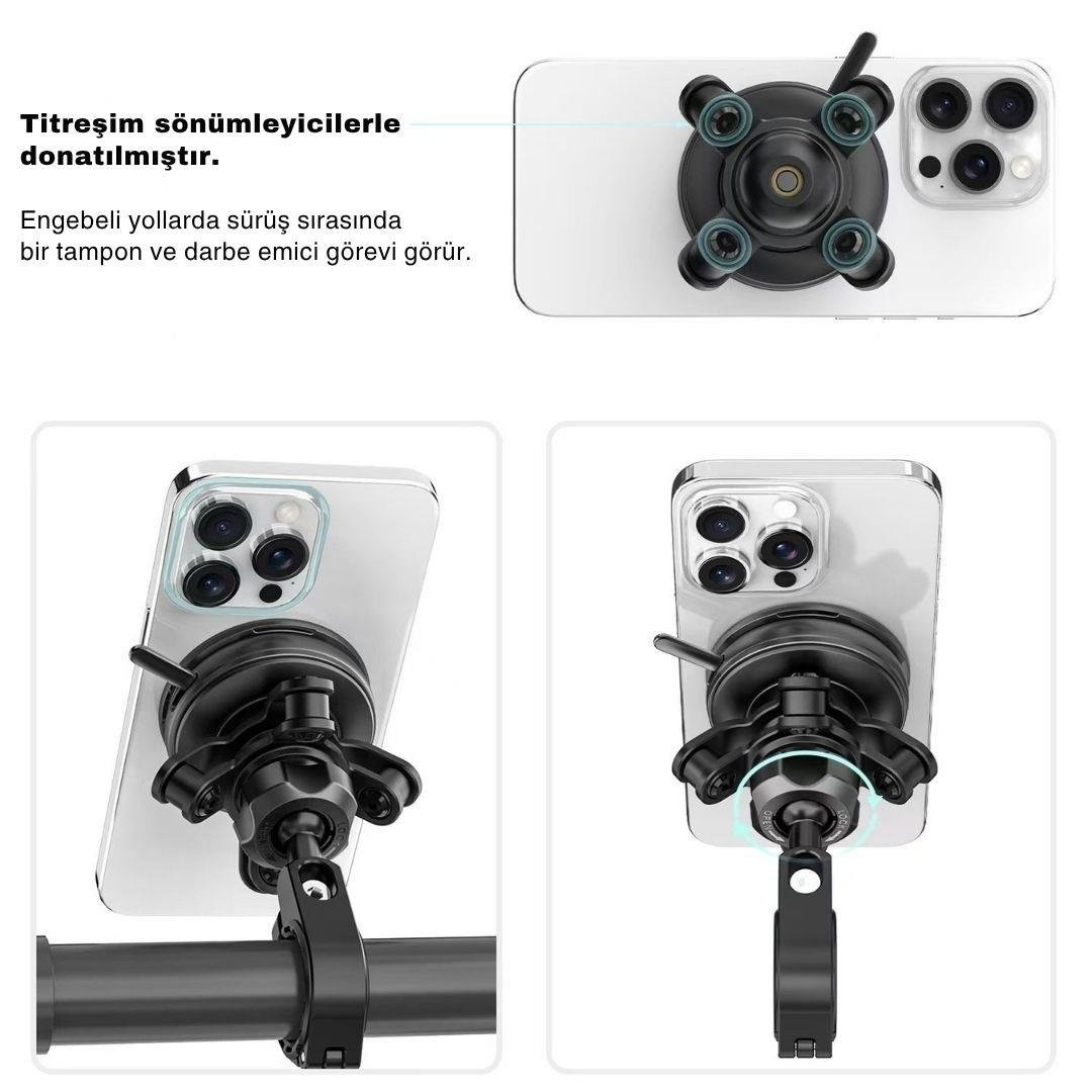 Nukrotech Fastfix FX2-154 Titreşim Modüllü Telefon Tutucu