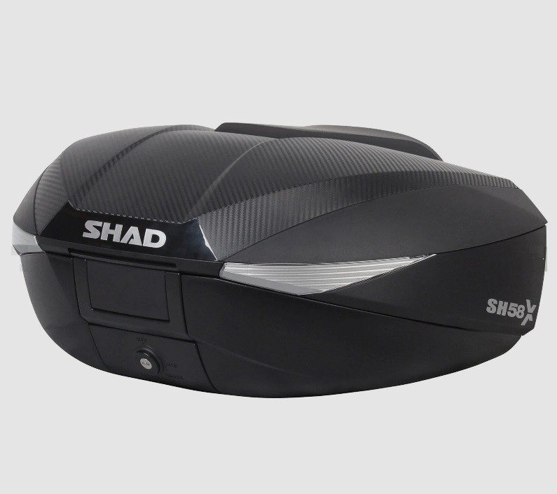 SHAD SH58X KARBON 3 KADEMELİ MOTOSİKLET TOPCASE ARKA ÇANTA - 2. SERİ