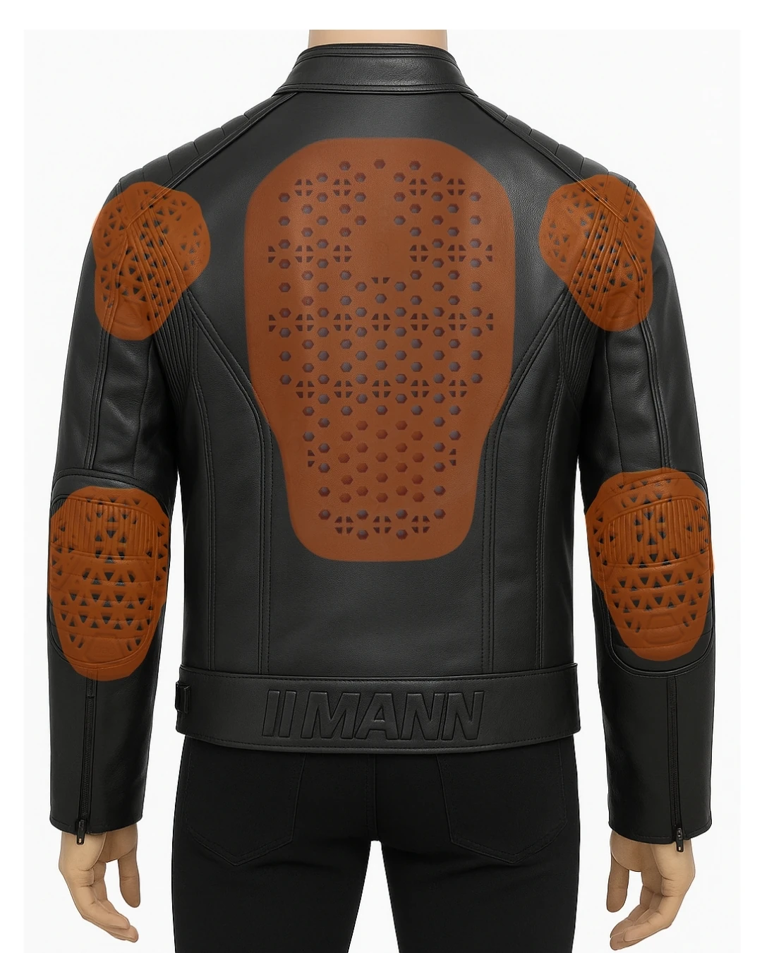 Mann Baretta Yarış Derisi Mont + Yağmurluk + D3O Level 2