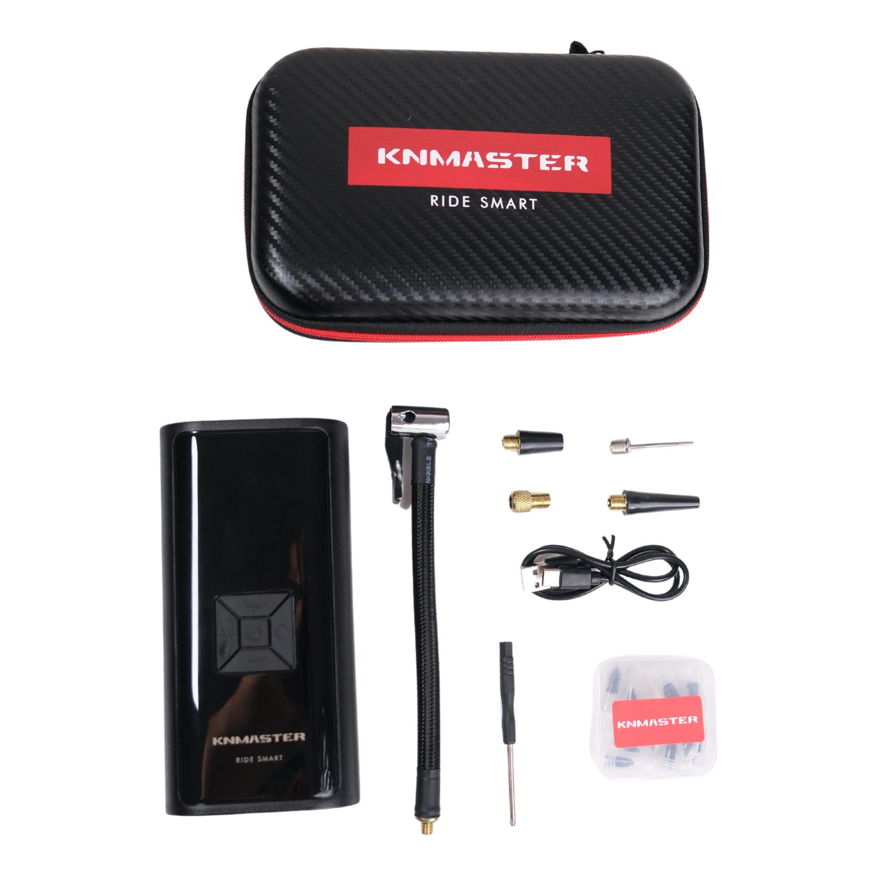 Knmaster Lp100 Taşinabilir Akilli Hava Kompresörü + Powerbank 4500 Mah + Lastik Tamir